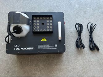 LED Fog Machine w/ DMX Control cables