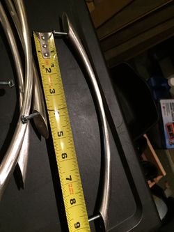 10” chrome handles