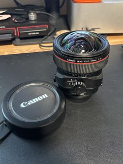 Canon tilt shift 17mm