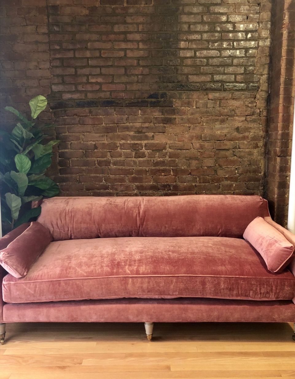 ANTHROPOLOGIE Leonelle Tuxedo Sofa- Apartment Sofa- 68”