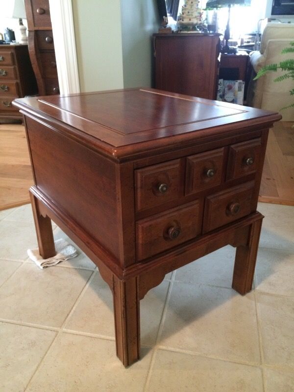 Ducks Unlimited Cherry End Table For Sale In Fletcher Nc Offerup