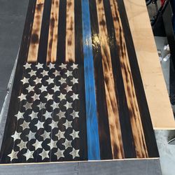 Rustic Wood Flags
