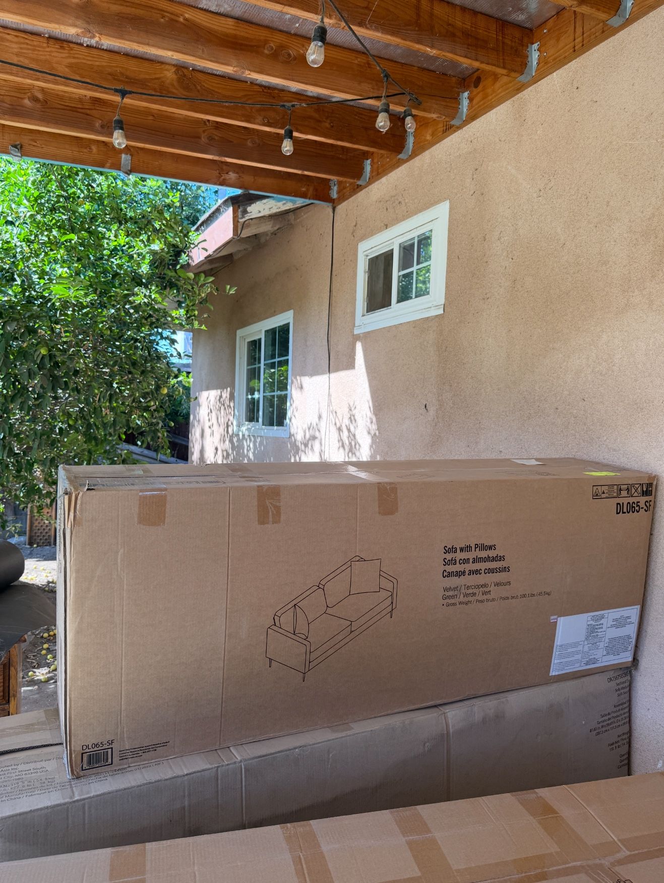 Cosmoliving Green Velvet Sofa