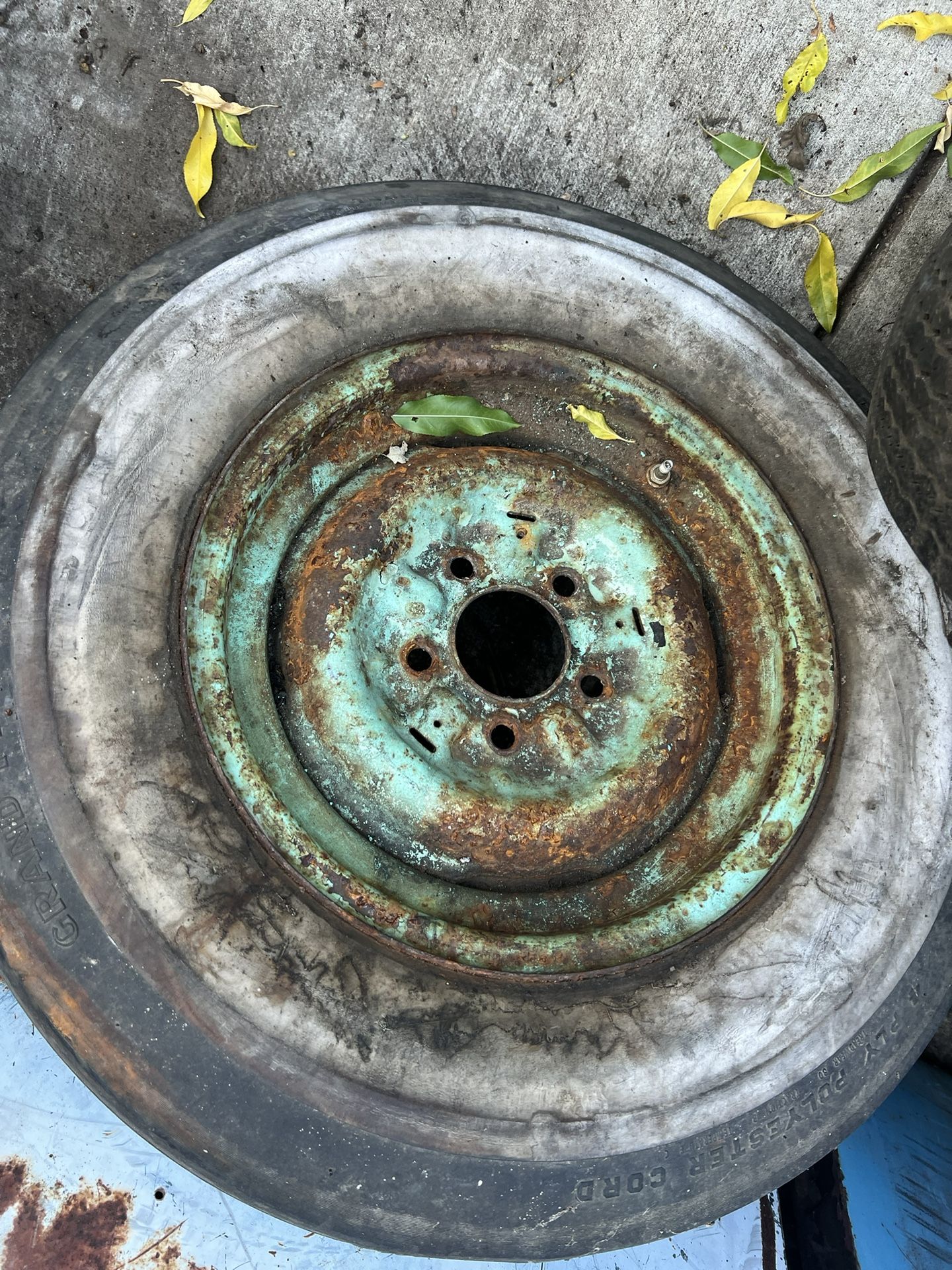 1957 Chevy  Original 15 Inch Rim