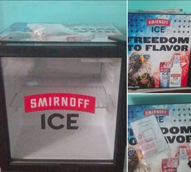 Smirnoff Ice Branded Promotional Mini Fridge Brand New in Box