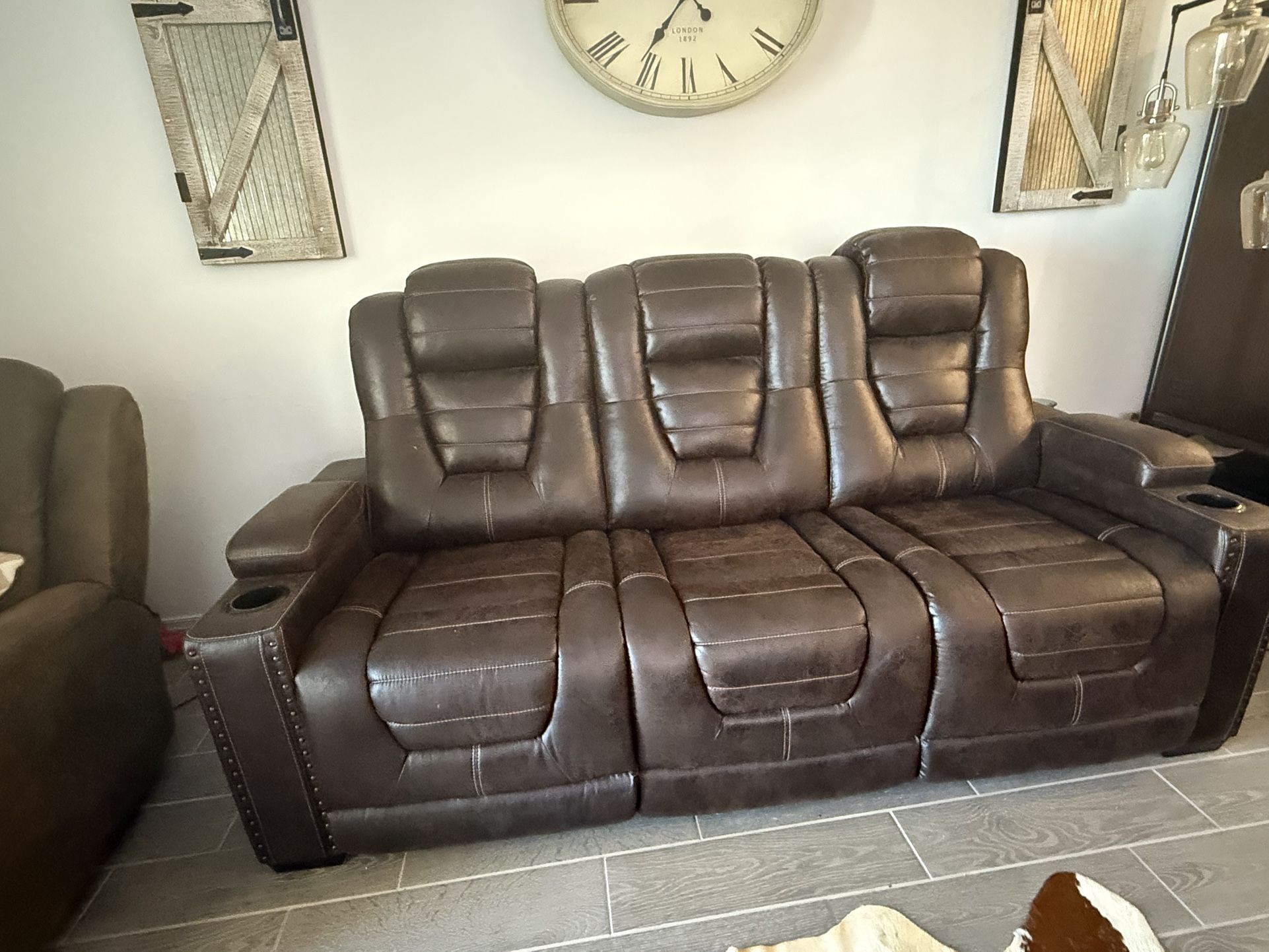 Power Reclining Sofa And Chair