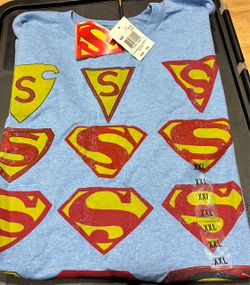 New 2XL Superman Tee
