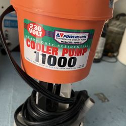 bomba de agua para cooler grande usa luz 230 voltios esta nueva $20