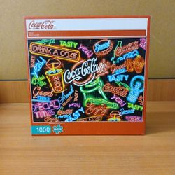 Coca-Cola Puzzle Neon Unopened 