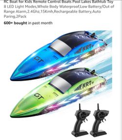 2 PK  RC SPEEDBOATS- BRAND NEW UNOPENED