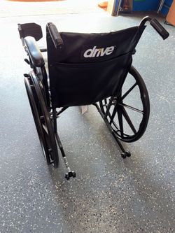Wheelchair brand new -  $199 for this:  Drive Medical-SF Silver Sport 2 Folding Wheelchair, Black