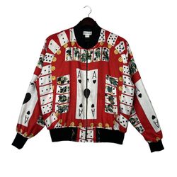 VINTAGE Casio Theme Windbreaker Jacket SZ LARGE 