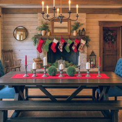 Custom Designed Farmhouse Dining Tables. 