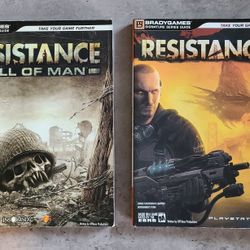 Resistance Fall Of Man And Resistance 2 Brady Game Strategy Guide Books, PS3