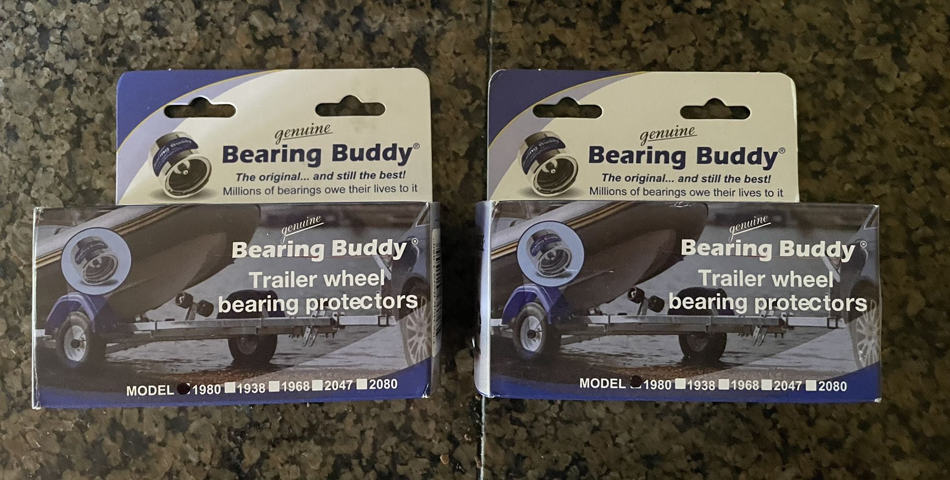 Bearing Buddy (2 X 2 pack, total of 4) & Trailer Bearing Kit (3 total)