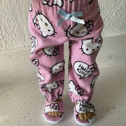18” Doll Pants And Matching Shoes 