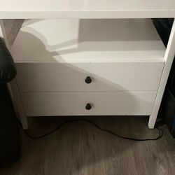 White side table