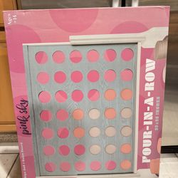 Pink Sky Four-in-a-Row Backyard Game (32x38)