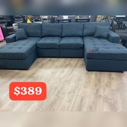 Living Room Double Chaise Sectional Sofa  - September Sale !
