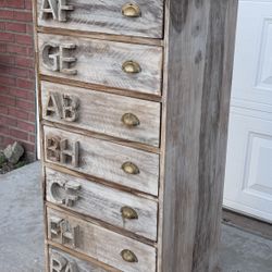 Gorgeous Rustic Solid Wood 7-Drawer Tall Dresser/Storage Piece