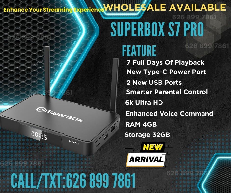 SuperBox ⚡⚡ Super Box ⚡ ⚡ S7 Pro / S7 Max ⚡⚡ VseeBox ⚡ Vsee Box ⚡ SuperCaja ⚡ Brand New - El Monte Pickup 💎
