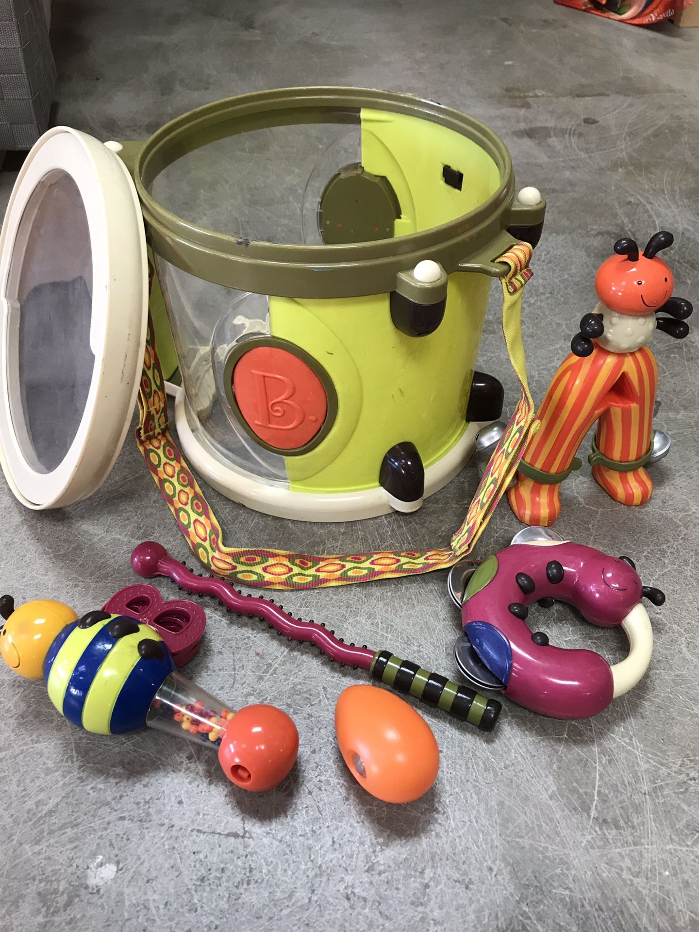 Drum toy set instrument baby toddler music sensory