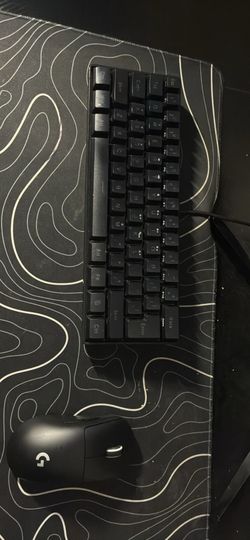 Monitor and super light pro 2 plus keyboard