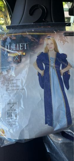 Juliet Medieval Fantasy Costume - Child Large 8-10