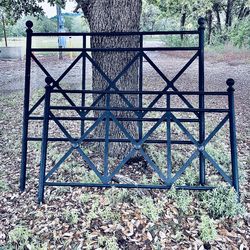 Full Size Farmhouse Metaled Bed Frame
