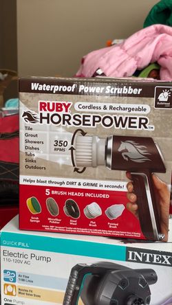 Ruby Horsepower Cordless Power Scrubber