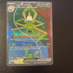 Spidops Ex Full Art Pokemon Card 