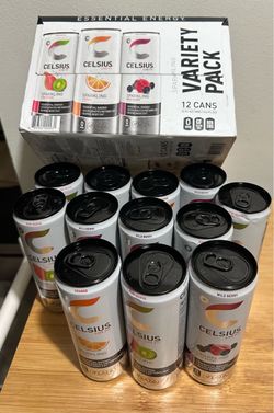 Celsius Variety Pack Energy Drink - 12pk/12 fl oz Cans