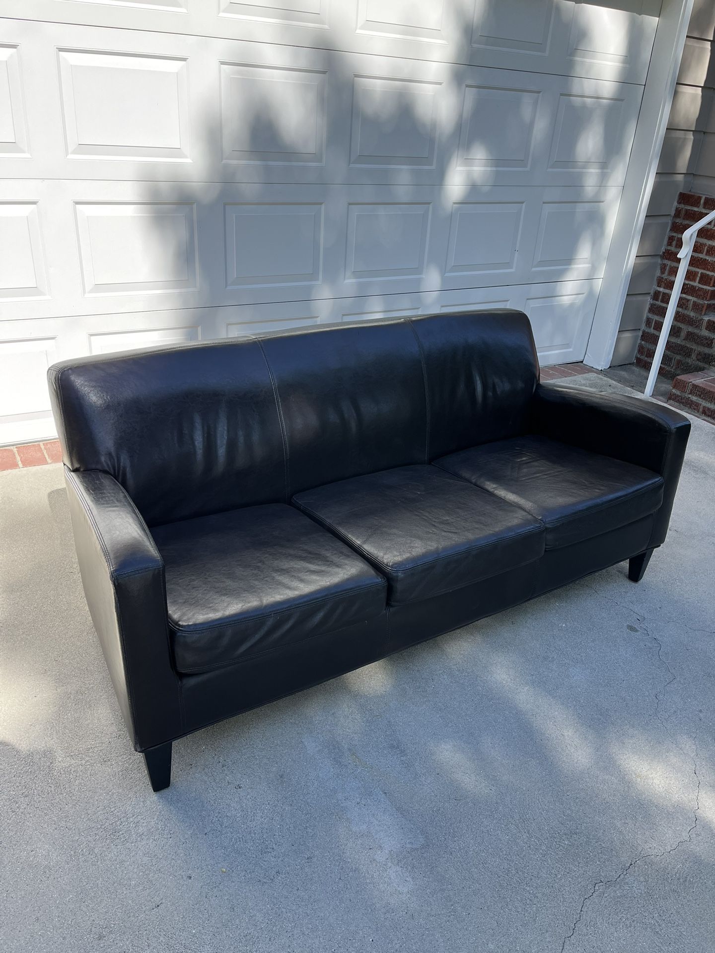 IKEA Leather Sofa