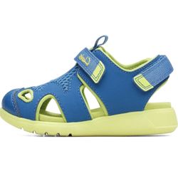 NIB Clarks Unisex Kids Ezera Sea Fisherman Blue Closed Toe Sandal Size 5.5 TODDLER