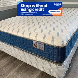 Queen Supreme Orthopedic Mattress And Boxspring