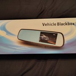 Rear View Mirror Dual Channel Recorder- New In Box