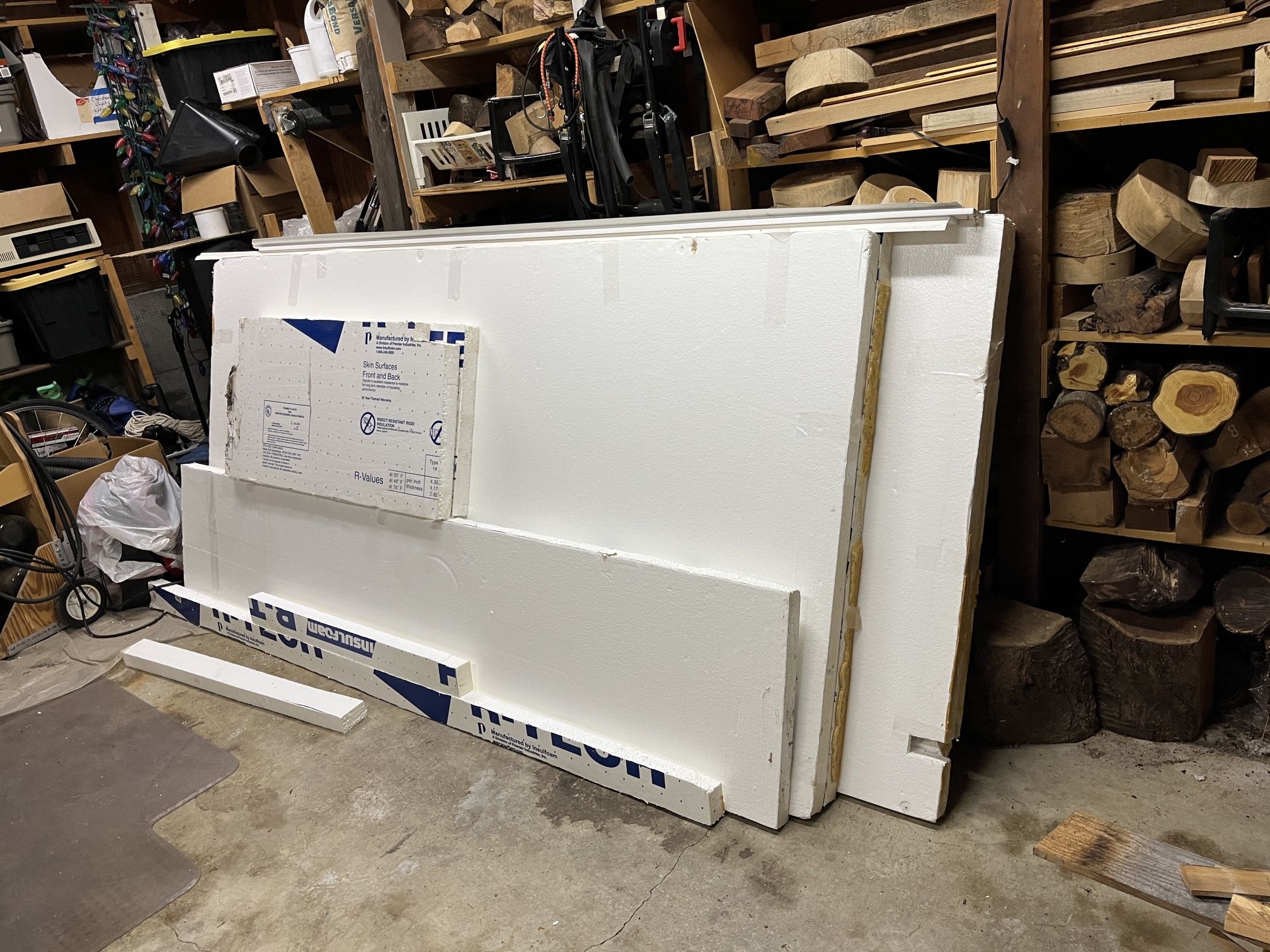 Free 2” thick styrofoam Insulation panels