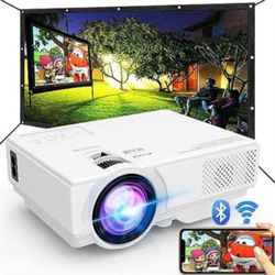 BRAND NEW Projector and Outdoor Projector Screen! Perfect for Summer!