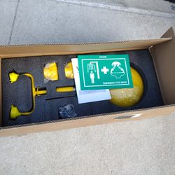 Emergency Shower Eye Wash Station, Stainless Steel Eyewash and Shower 