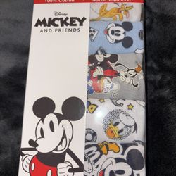  New Disney Mickey Boys Briefs 5 Pack Size 4
