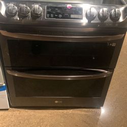 LG LTEBD 7.3 cu. ft. Smart Double Oven Electric Range Stove