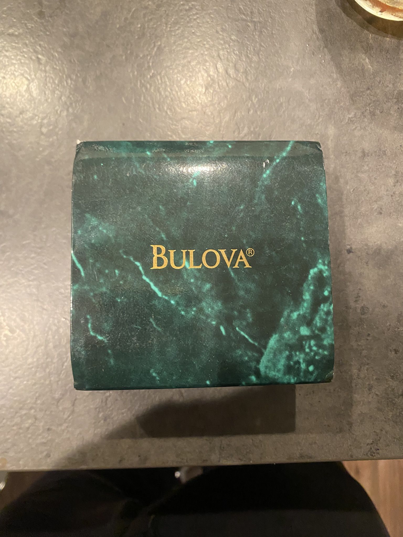 Authentic Bulova Miniature Clock Collectible
