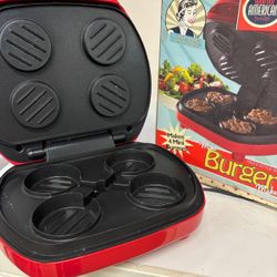 Burger Maker - Make 4 burgers - NEW
