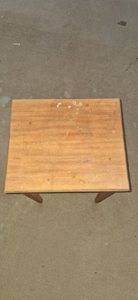 Vintage Art Nouveau Four Legged Table Markings On Bottom JOB 141
