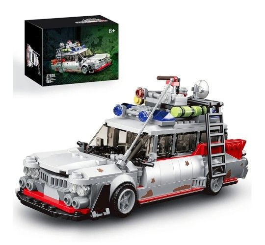 Buster ECTO-1 Building Kit for Adult, Ghost Speed Champion Car Creator Building Blocks Toy Set