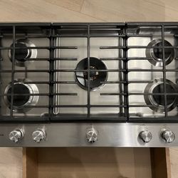 KitchenAid - Gas Stove Cooktop - 36" - Stainless Steel