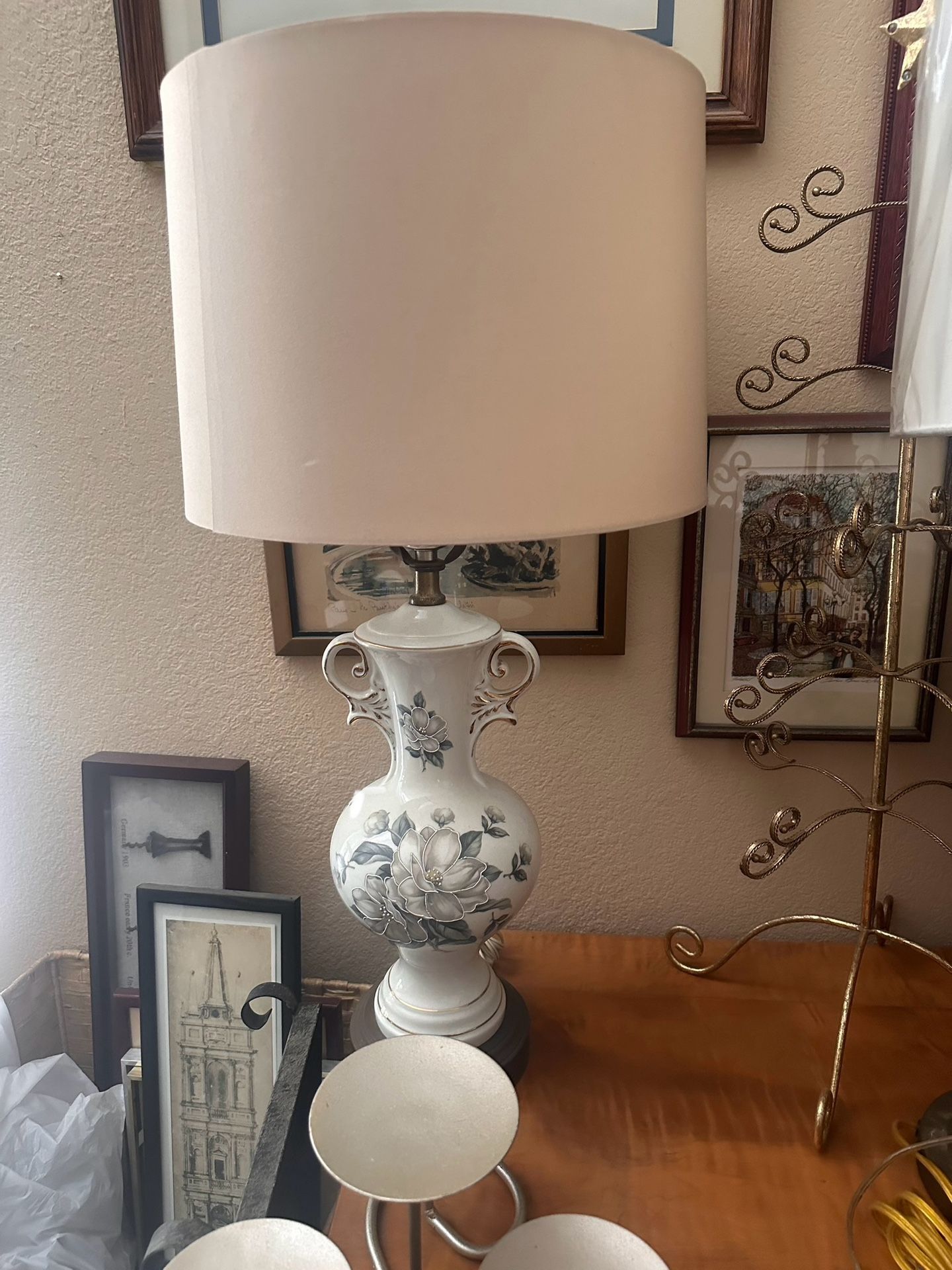 Vintage Porcelain Lamp