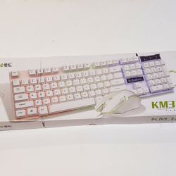 Light-up Computer keyboard and mouse pad