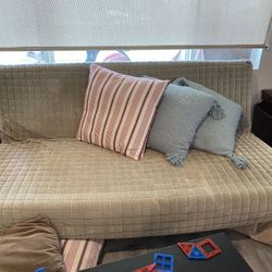 Free IKEA  Queen Size Futon (Comes With Foldable Mattress)