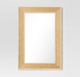 24x35 Threshold Classic Woven Mirror